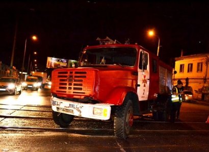 Пожарная автоцистерна с включенными спецсигналами попала в ДТП