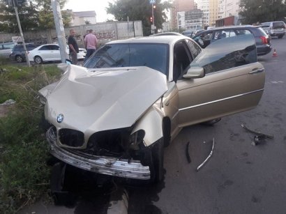 ДТП на посёлке Котовского: столкнулись BMW и Mazda