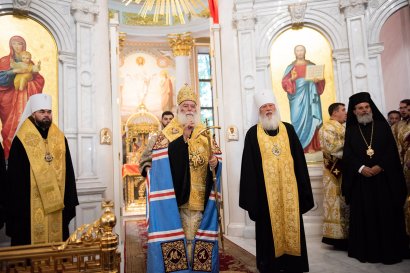 В одесском Спасо-Преображенском соборе патриарх Александрийский возглавил молебен о мире в Украине