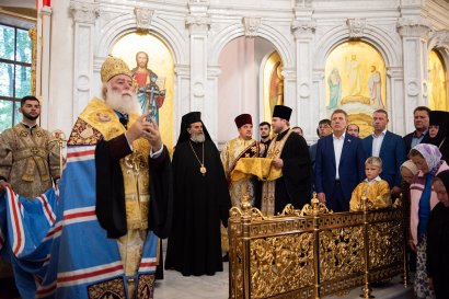 В одесском Спасо-Преображенском соборе патриарх Александрийский возглавил молебен о мире в Украине