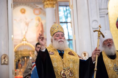 В одесском Спасо-Преображенском соборе патриарх Александрийский возглавил молебен о мире в Украине