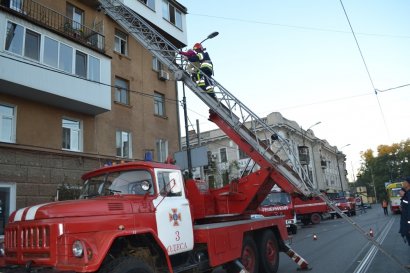 На Тираспольской горел пятиэтажный жилой дом