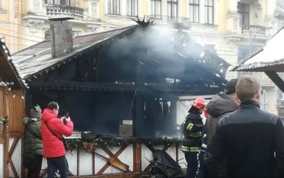 Взрыв на рождественской ярмарке во Львове