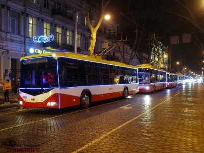 В Одессе с 31 декабря на 1 января  ряд маршрутов городского транспорта будет работать всю ночь