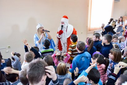 Накануне Нового года в Международном гуманитарном университете прошел утренник для детей-сирот