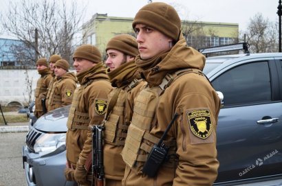 Сегодня в Одессе презентовали первое военизированное спецподразделение на железной дороге