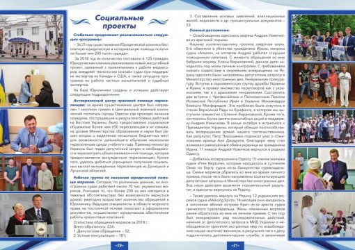 Одесса знает: Кивалов – за Одессу! Народный депутат Украины представил отчет за 2018 год