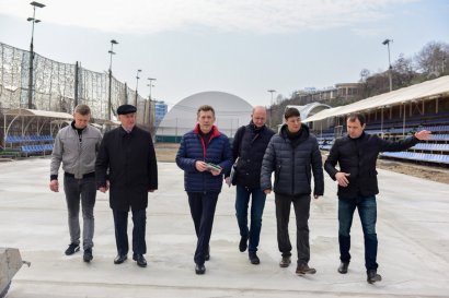 В Одессе проходит масштабная реконструкция спортивного комплекса на 8-й станции Большого Фонтана