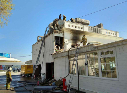 В результате пожара в ресторане на Ланжероне умерла женщина