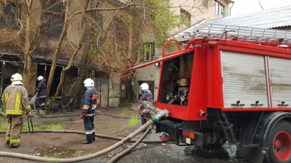 Неизвестные подожгли столовую Одесской пищевой академии