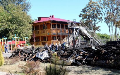 В августе лагерь «Виктория» примет первую после пожара детскую смену  