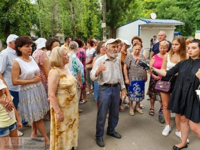 Жители Таирова вышли на митинг против строительства высотки на месте закрытого детсада