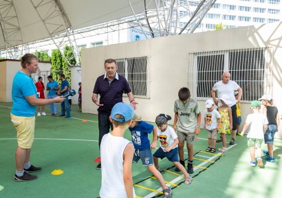 Для детей Приморского района Одессы работает бесплатная секция по футболу