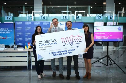 Wizz Air та аеропорт “Одеса” анонсують початок співпраці з 6 нових напрямків