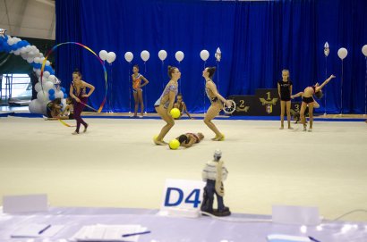 В спорткомплексе МГУ состоялся турнир по художественной гимнастике и спортивным танцам