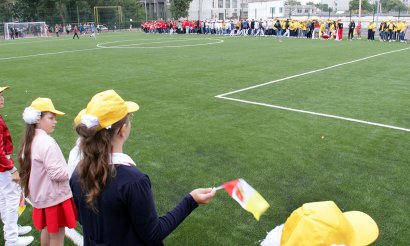 На Таирова открыли новый школьный стадион  
