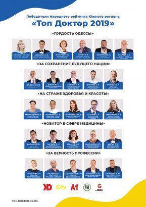 «Топ-доктор – 2019»: медиа-холдинг «Козырь Диджитал» торжественно наградил лучших врачей юга Украины
