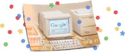 Google с днем рождения!: компания выпустила праздничный Doodle к 21-летию