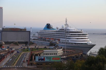 В Одессу зашел иностранный круизный лайнер