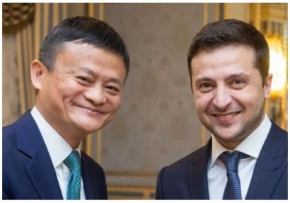 Зеленский предложил основателю Alibaba Джеку Ма открыть в Украине научно-исследовательский центр