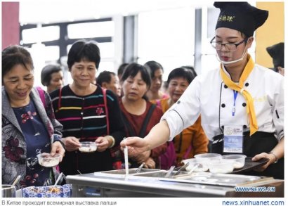 В Китае проходит первая всемирная выставка рисовой лапши