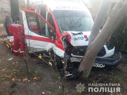В Одессе произошло ДТП с участием машины скорой помощи: пострадали четыре человека