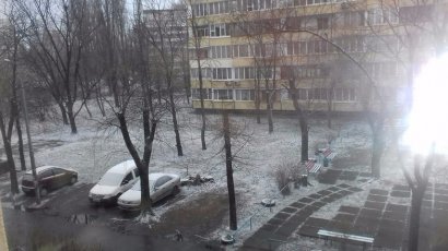 B Украину мчит настоящая зима 
