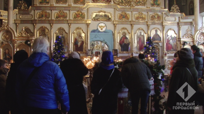 В старейшем одесском храме горожане встретили Рождество