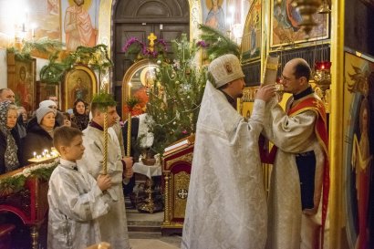 В храмах Одессы прошла Рождественская литургия