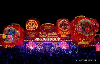 Китай: фестивали фонарей ВИДЕО