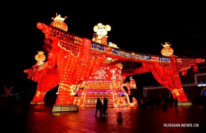 Китай: фестивали фонарей ВИДЕО