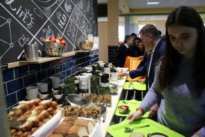 В Киевском институте интеллектуальной собственности открылось новое современное студенческое кафе