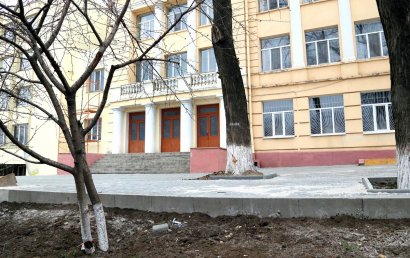В школе № 122 на улице Старопортофранковской проводят капитальный ремонт