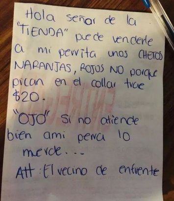 Мексиканец во время карантина послал пса в магазин (фото)